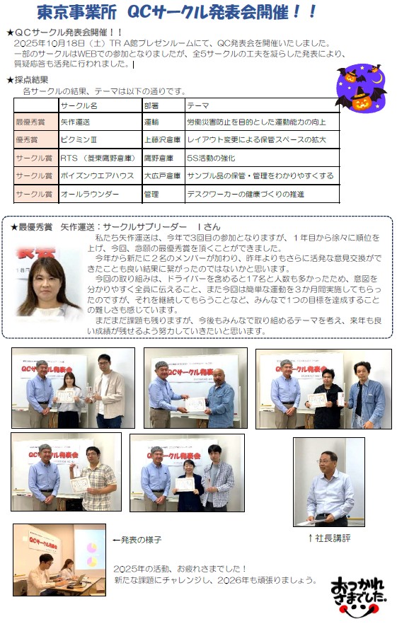 2025年東京QC発表会